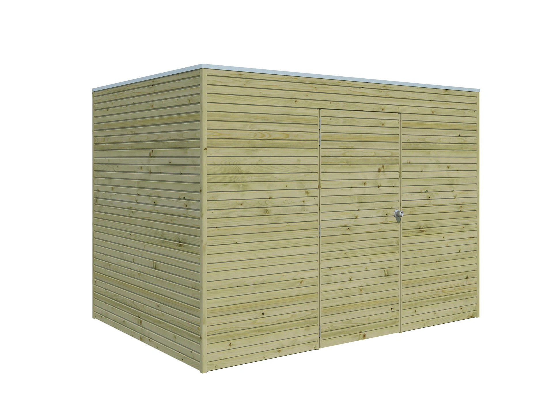 Woodlands Blokhut QB Groen Geïmpregneerd 300 x 210 cm - Afbeelding 2